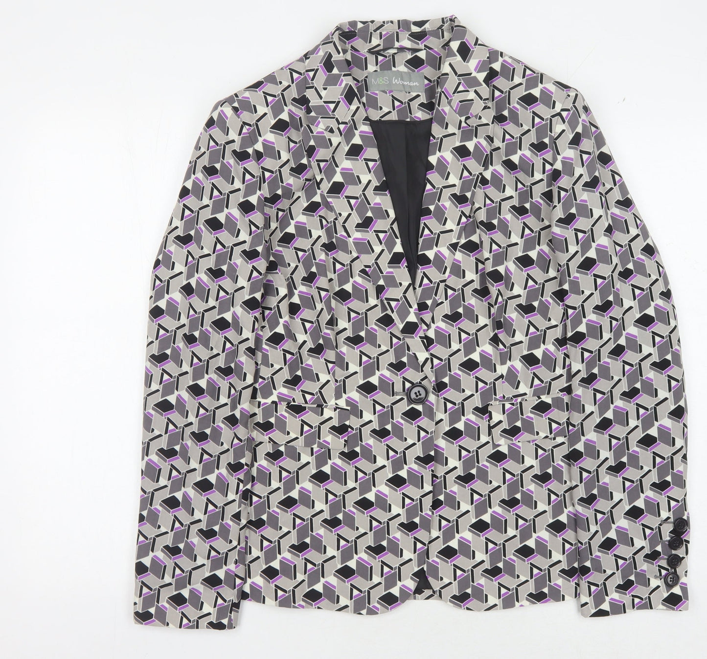 Marks and Spencer Women’s Multicoloured Blazer Size 14
