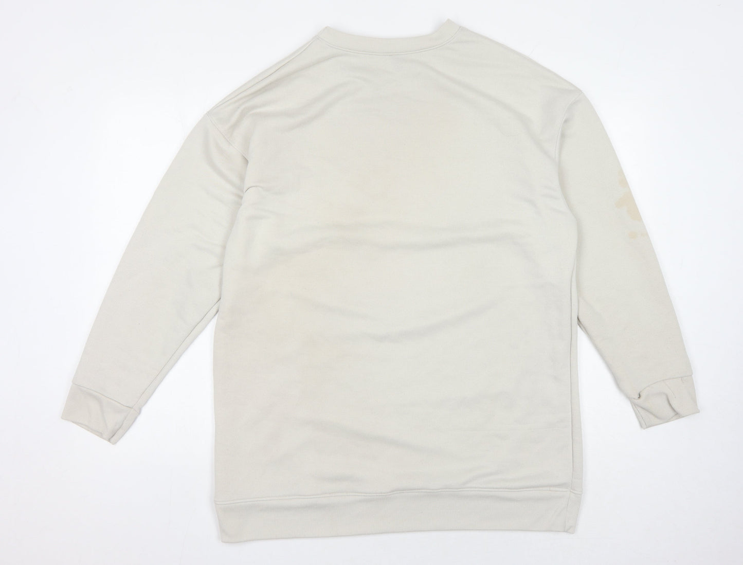 As You Women's Beige Graphic Print Sweatshirt Size 8