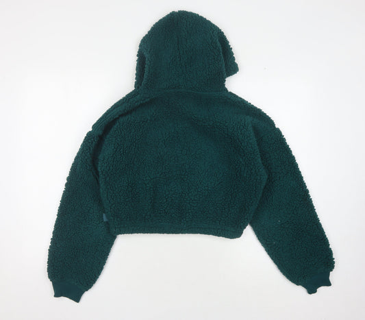 Womens UK Size XS Gilly Hicks Green Pullover Hoodie