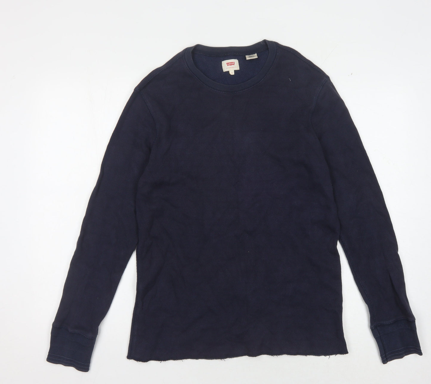 Mens UK Size S Levi's Blue Pullover Sweatshirt