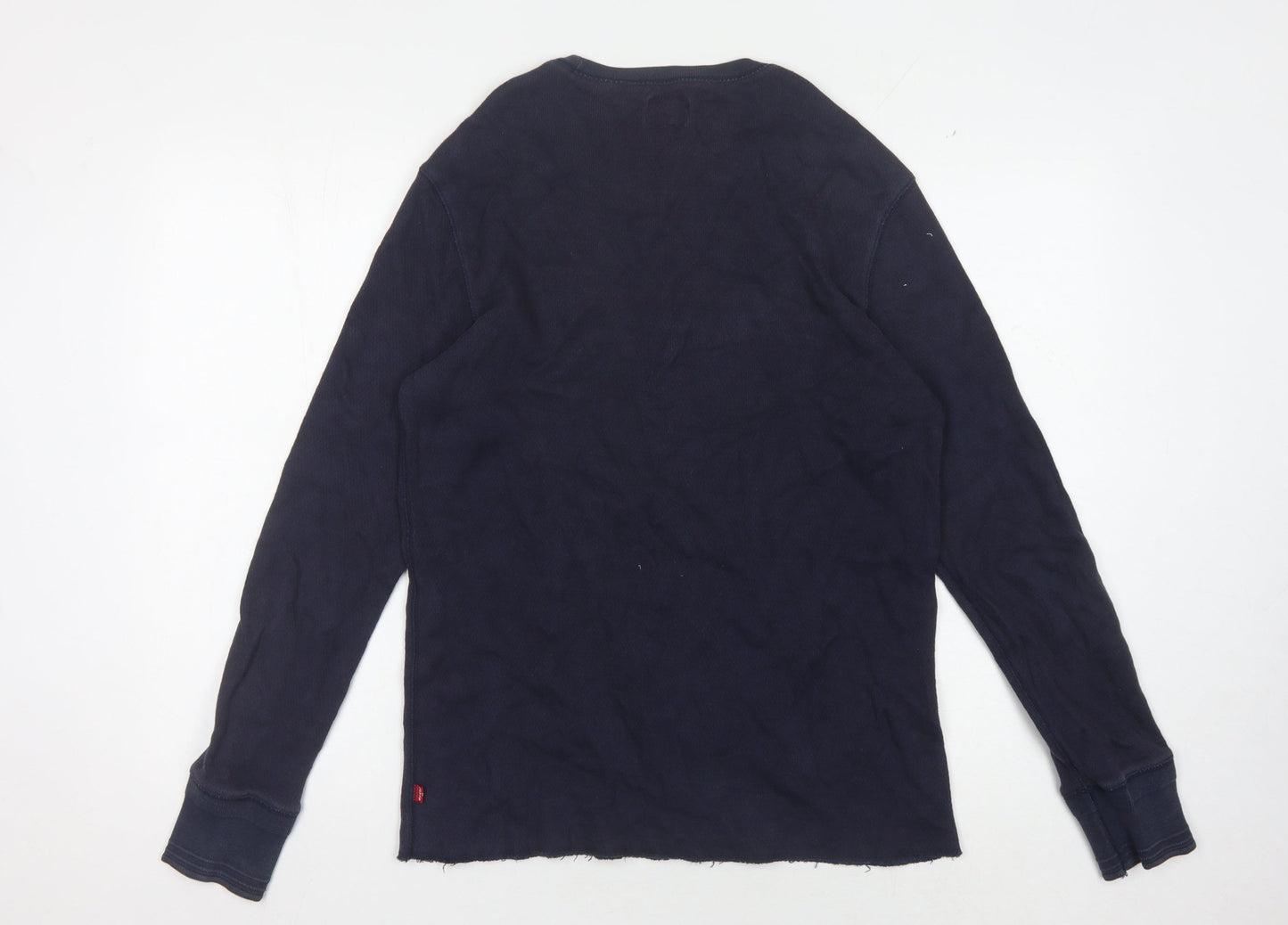 Mens UK Size S Levi's Blue Pullover Sweatshirt