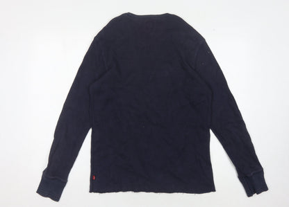 Mens UK Size S Levi's Blue Pullover Sweatshirt