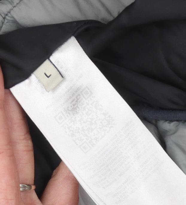 Guess Women's Grey Puffer Jacket L - Stylish Winter Coat