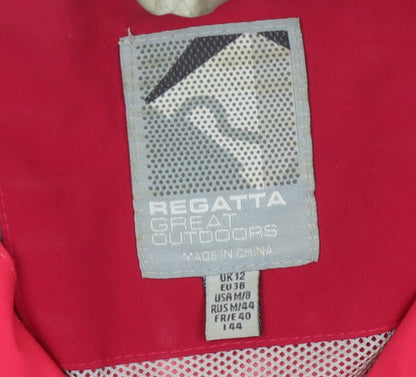 Womens UK Size 12 Regatta Red Hooded