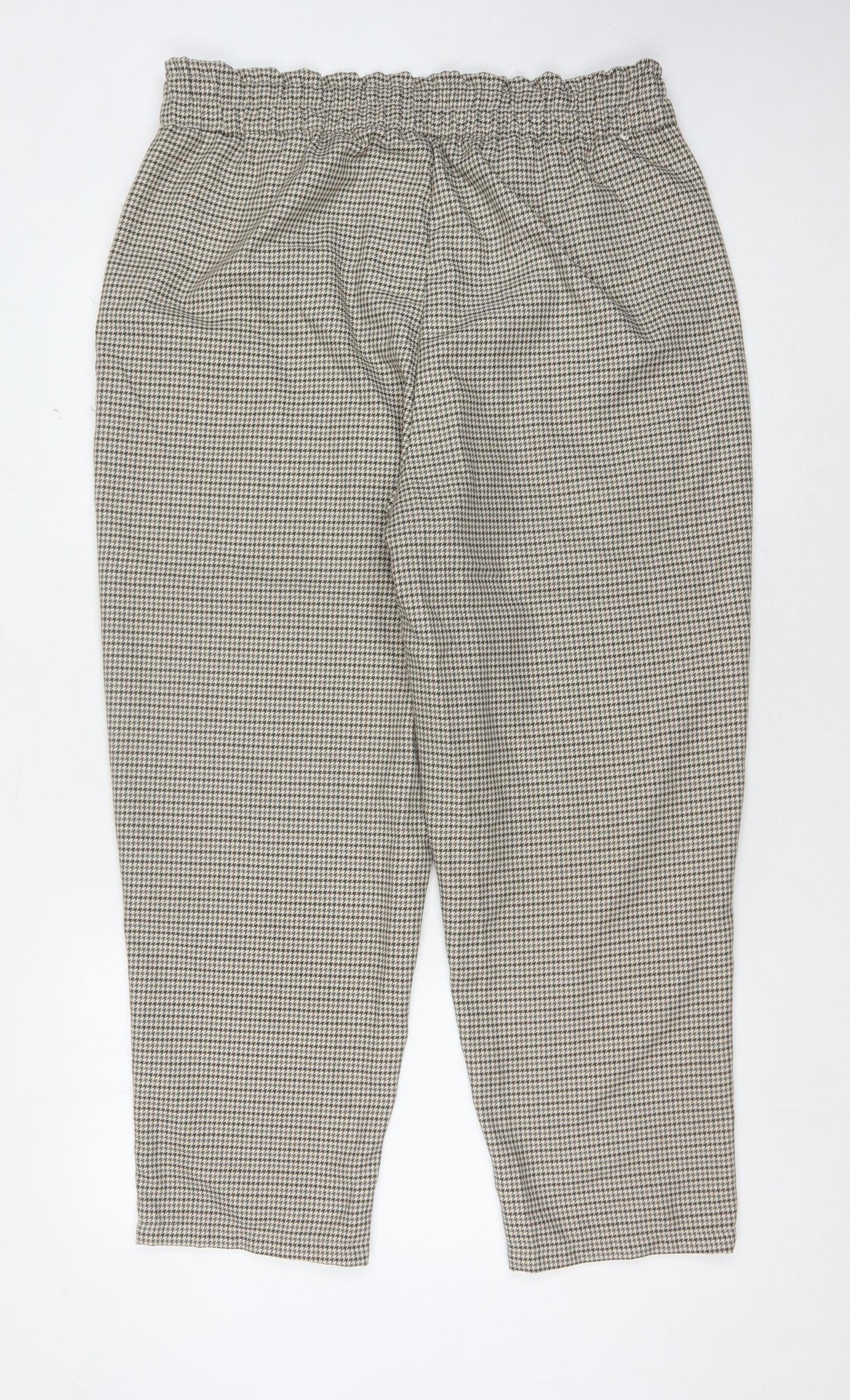 Beloved Woman Cropped Check Trousers, UK 16, Multicoloured