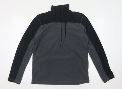 Mens UK Size XS Mountain Warehouse Grey 1/4 Zip Sweatshirt