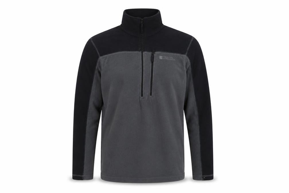 Mens UK Size XS Mountain Warehouse Grey 1/4 Zip Sweatshirt