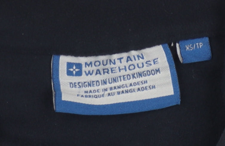 Mens UK Size XS Mountain Warehouse Grey 1/4 Zip Sweatshirt