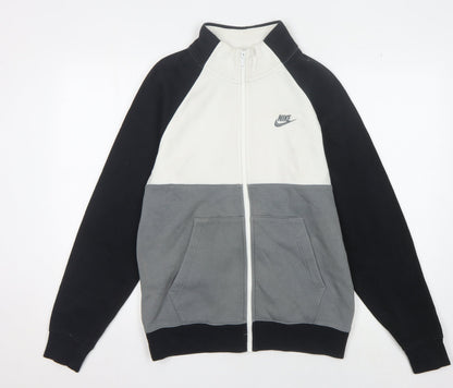 Mens UK Size S Nike Multicoloured Full Zip Hoodie