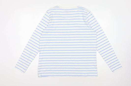 Womens UK Size L ESMARA White Basic T-Shirt