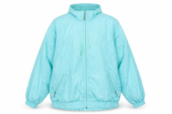 Rodeo Women's Blue Windbreaker Jacket Size 14