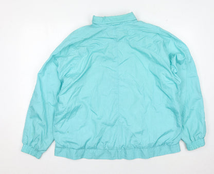 Rodeo Women's Blue Windbreaker Jacket Size 14