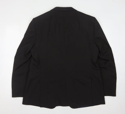 Marks & Spencer Black Men's Medium Regular Fit Blazer