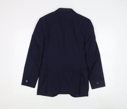 Mens UK Size 36 T.M.Lewin Regular Blue Suit Jacket