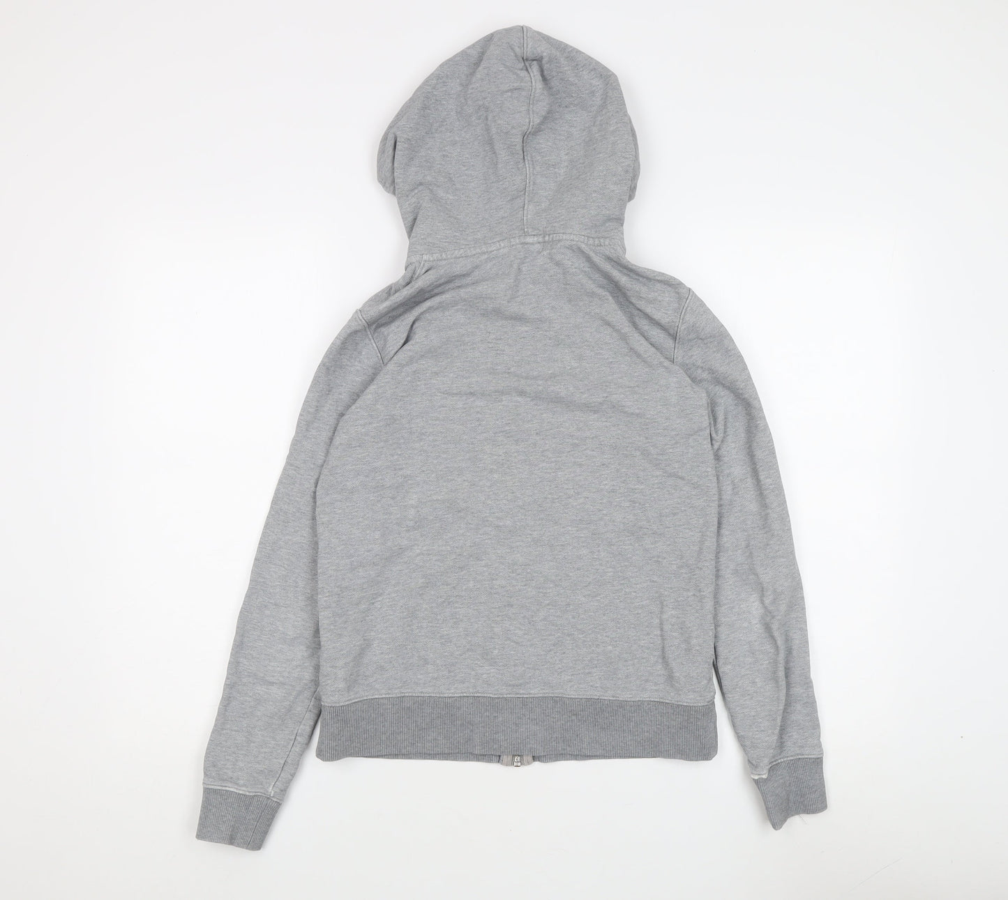 Superdry Women's Grey Full Zip Hoodie Size 8