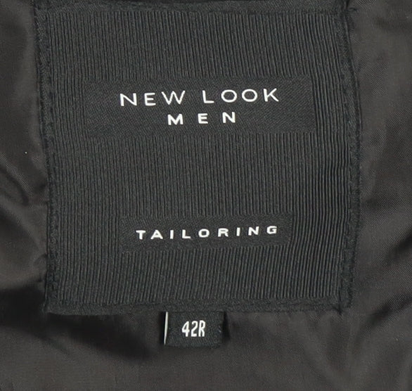 Mens UK Size 42 New Look Regular Blue Suit Jacket