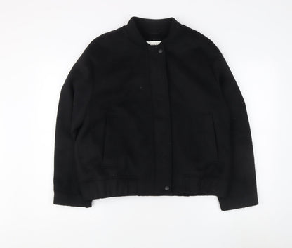 Mens UK Size M Marks and Spencer Black Varsity Jacket