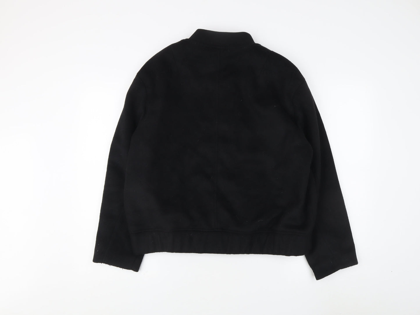 Mens UK Size M Marks and Spencer Black Varsity Jacket
