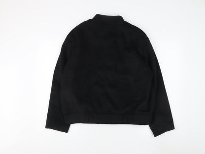 Mens UK Size M Marks and Spencer Black Varsity Jacket