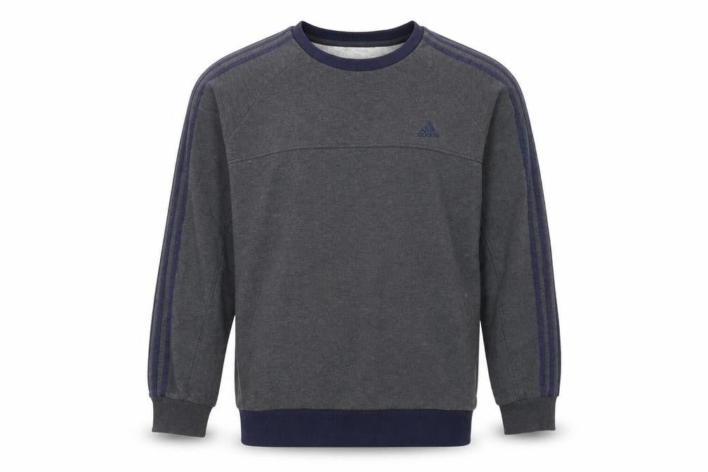 Mens UK Size M adidas Grey Pullover Sweatshirt
