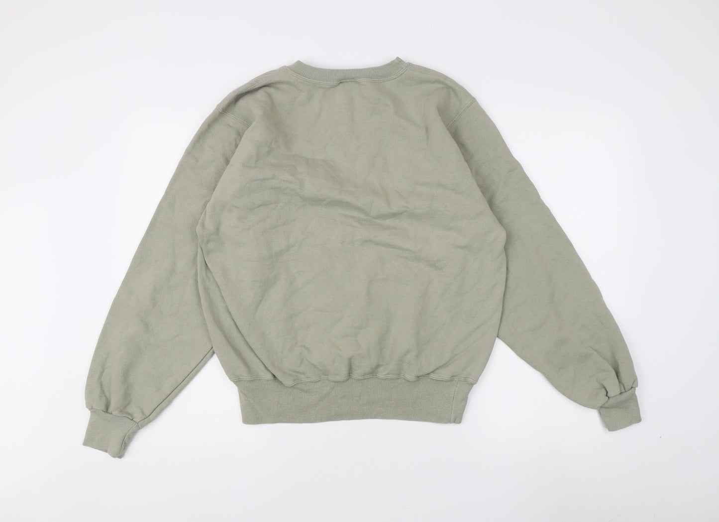 Mens UK Size M Champion Green Pullover Sweatshirt