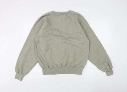 Mens UK Size M Champion Green Pullover Sweatshirt