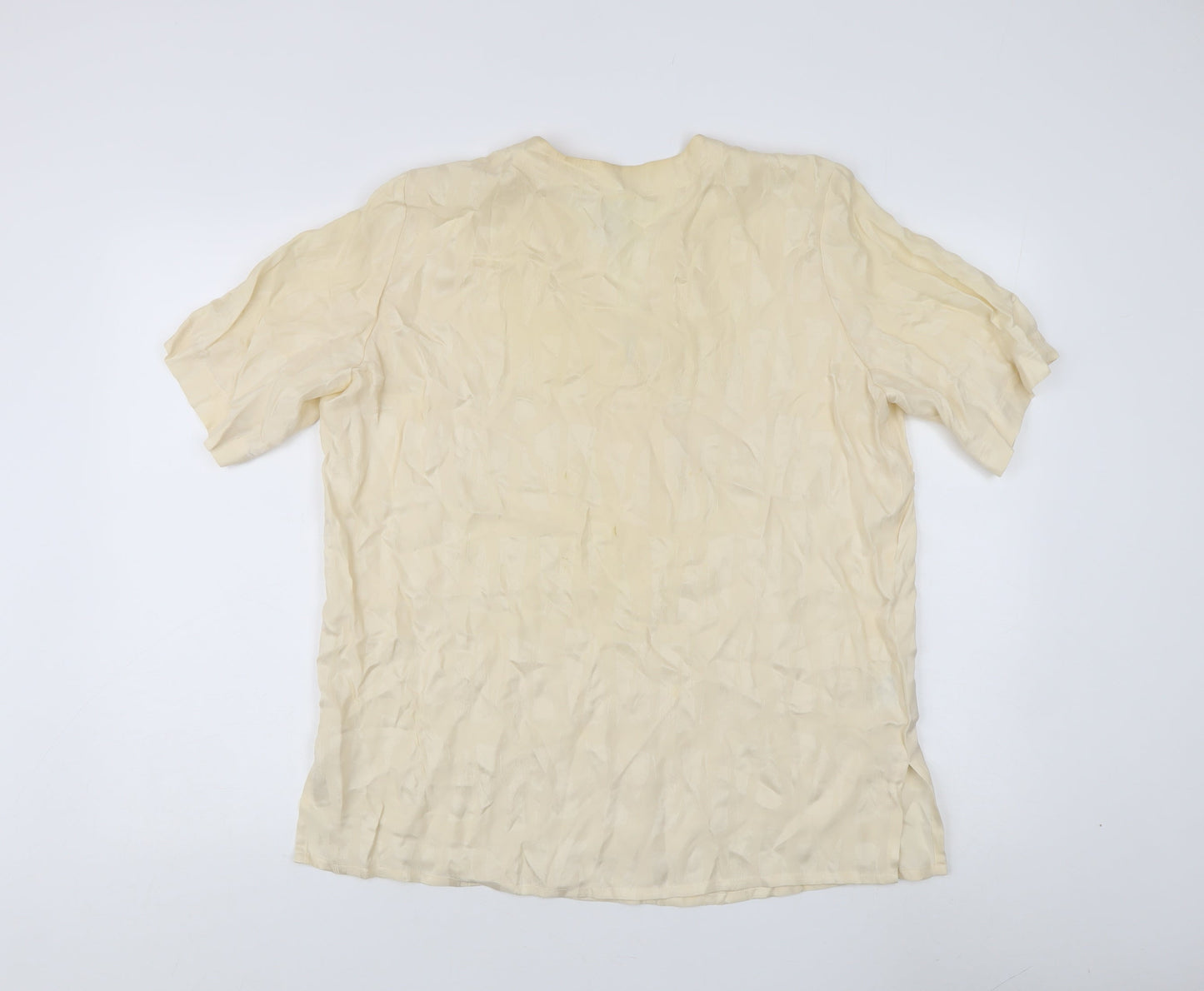 Womens UK Size L Country Casuals Beige Basic Blouse