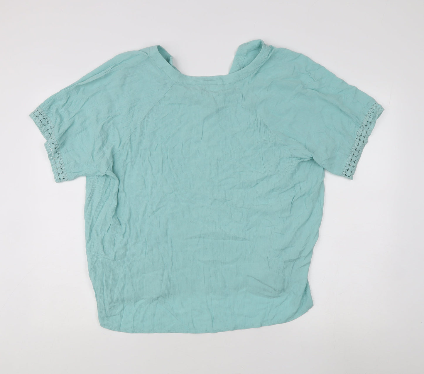 Cotton Traders Women's Green Floral Blouse Size 22