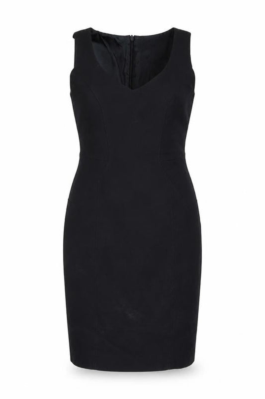 Damsel in a dress Women's Black Sleeveless V-Neck Dress