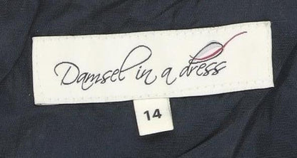 Damsel in a dress Women's Black Sleeveless V-Neck Dress