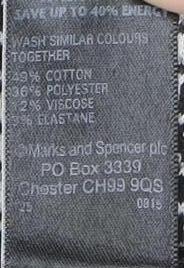 Womens UK Size 12 Marks and Spencer  Leggings Black Leggings