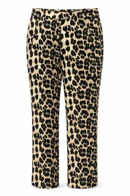 Zara Basic Women's Animal Print Slim Trousers XS