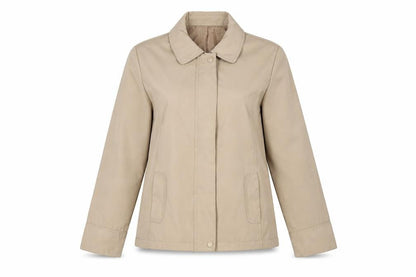 Womens UK Size S BM Beige Basic Jacket