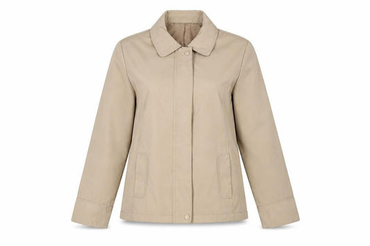 Womens UK Size S BM Beige Basic Jacket