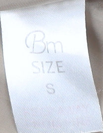 Womens UK Size S BM Beige Basic Jacket