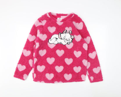 Disney Women's Pink Fleece Jumper, Size 10-12