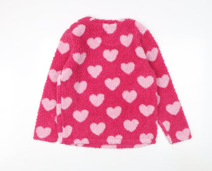 Disney Women's Pink Fleece Jumper, Size 10-12