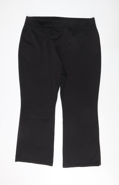 Womens UK Size 22 Anthology   Black Trousers