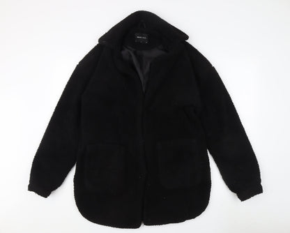 Womens UK Size S Brave Soul Black Basic Coat