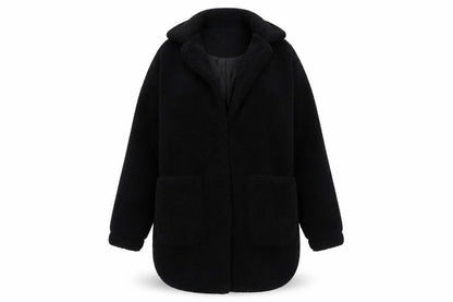 Womens UK Size S Brave Soul Black Basic Coat