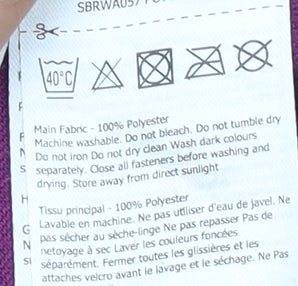 Regatta Women's Purple Henley Fleece Sweatshirt UK 16