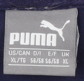 Puma Men's Blue XL Polo Shirt - Classic Casual Style