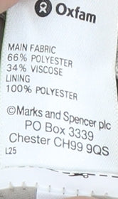 Marks and Spencer Women's Grey Flare Midi Skirt Size 10