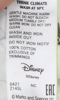Marks and Spencer Girls White Minnie Mouse T-Shirt, 5-6 Years