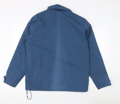 Mens UK Size S Mountain Warehouse Blue Windbreaker Coat