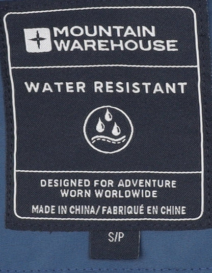 Mens UK Size S Mountain Warehouse Blue Windbreaker Coat
