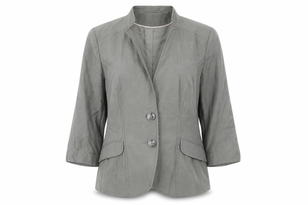 Womens UK Size 14 Viyella Regular Grey Blazer