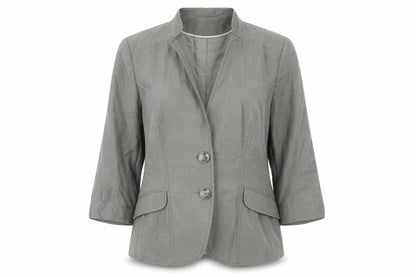 Womens UK Size 14 Viyella Regular Grey Blazer