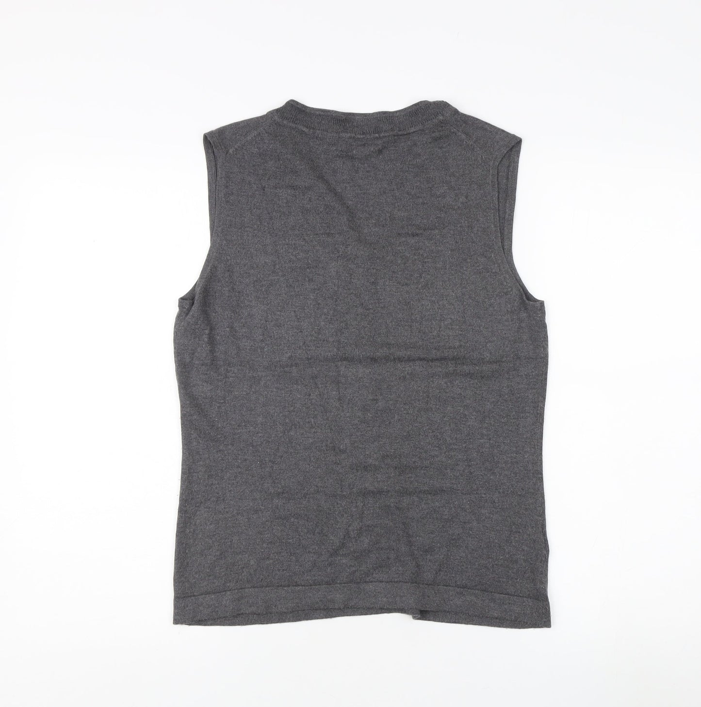 Austin Reed Women’s Grey V-Neck Sleeveless Tank - Medium