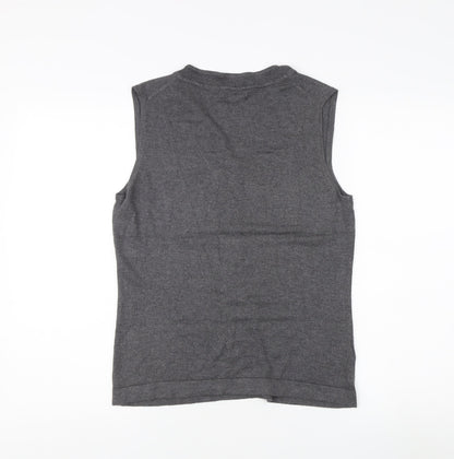 Austin Reed Women’s Grey V-Neck Sleeveless Tank - Medium